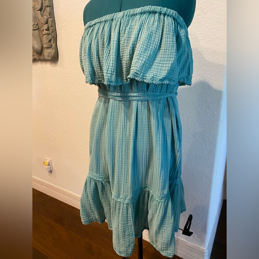 Anthropologie Strapless Dress Size XL
